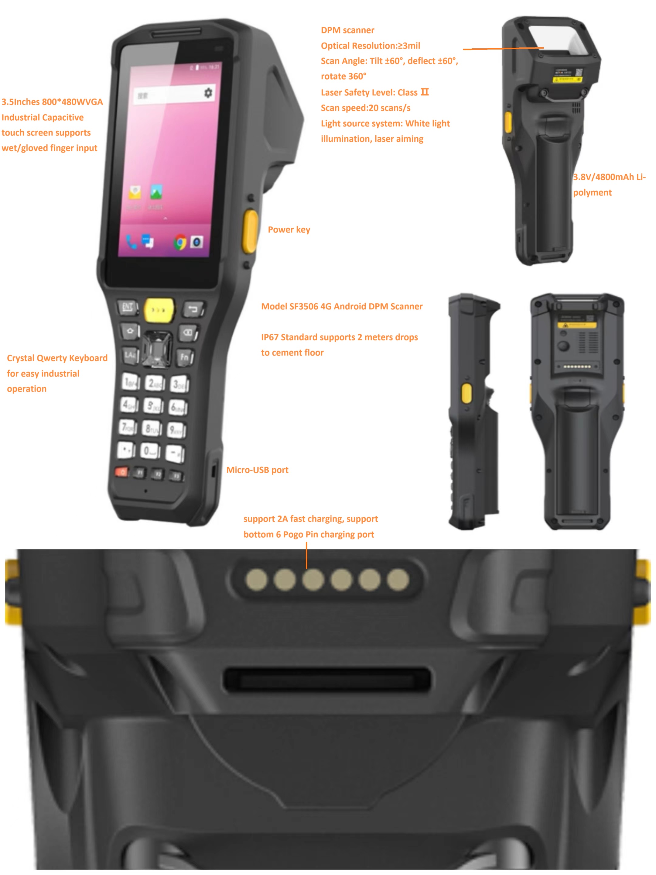 Direct Part Mark scanner 