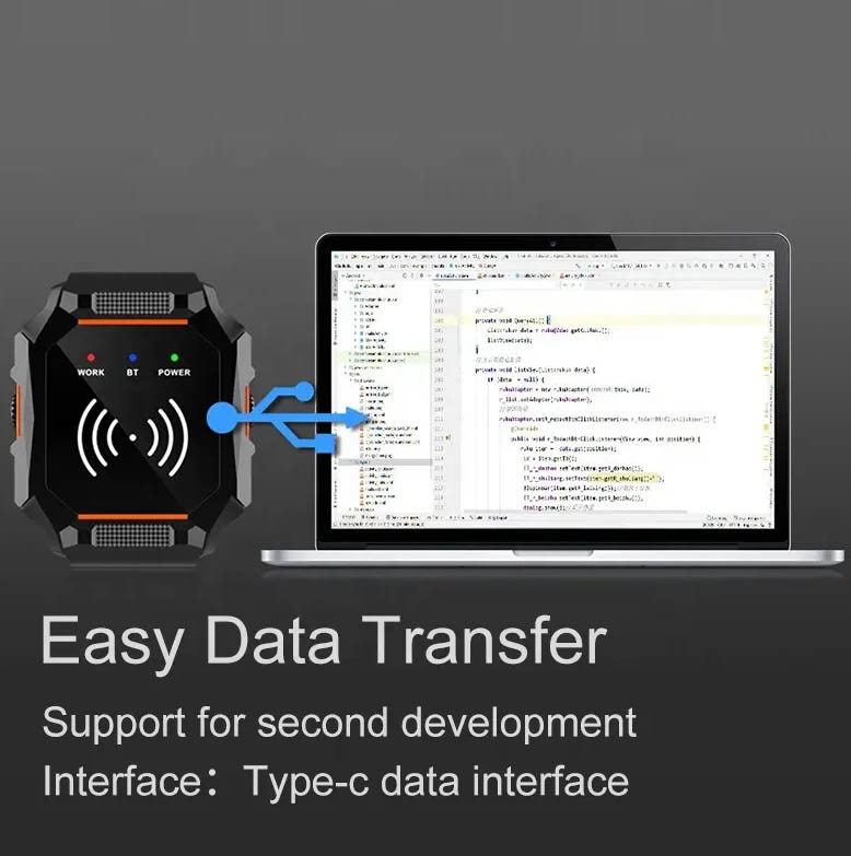 How Bluetooth RFID Scanner data transfer